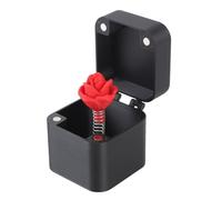 ZUUOZBYY Coffret cadeau pop-up rose rouge imprimé en 3D surprenant révélant une surprise imprimée en 3D dans un coffret cadeau pour les vacances d'anniversaire