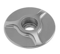 ZUUOZBYY Couvercle de Casque de Fourche Avant de vélo Couvercle de Ensemble de Bol de Tige sans Fil en Aluminium pour vélo de Route de Montagne VTT (Grise)