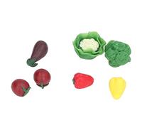 ZUUOZBYY Dollhouse Miniatures Aliments Légumes Réaliste Cuisine Playset Faire Semblant Jouer Jouet pour Les Enfants