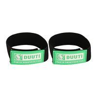 ZUUOZBYY DUTY 2 pièces ceinture de sécurité élastique Puttee bandes de jambe de vélo équipement d'équitation (Verte)