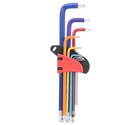 ZUUOZBYY Jeu de clés hexagonales à extrémité plate de type allongé Kit d'outils à main de clé à douille Style C