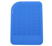 ZUUOZBYY - lisseur de cheveux en Silicone, couverture résistante à la chaleur, enveloppe de voyage, bigoudi, tapis antidérapant (Bleue)