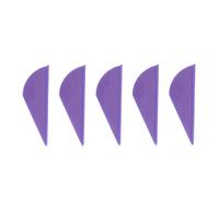 ZUUOZBYY Lot de 5 empennages de flèches en plastique pour flèches de tir à l'arc DIY (Violette)
