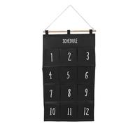 ZUUOZBYY Organisateur Suspendu à 12 Poches, Gain de Place, Sac de Rangement Mural Suspendu, Installation Facile, Tableau de Poches suspendues en Tissu pour dortoir (C)