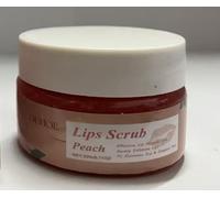 ZUUOZBYY OUHOE Baume à Lèvres Gommage à la Pêche Exfoliation de la Peau des Lèvres Crème Hydratante pour les Lèvres Baume de Soin des Lèvres Sérum Réparateur pour les Lèvres, 20g