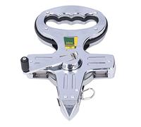 ZUUOZBYY Règle de Cadre en Acier Inoxydable Portable de 30 m, Outil d'arpenteur de règle de Cadre en Acier à Commande Manuelle épaisse et Durable