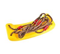 ZUUOZBYY Siège de balançoire courbé en Plastique extérieur pour Enfant pour Aire de Jeux de Jardin d'enfants dans la Cour arrière (Jaune)