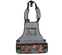 ZUUOZBYY Tablier à outils d'épissage en tissu Oxford multi-poches réglable et résistant à l'usure Sangles croisées dans le dos