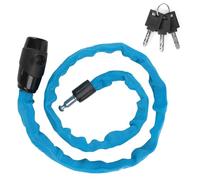 ZUUOZBYY Verrou de sécurité antivol pour vélo avec Porte-clés, câble en Spirale (Bleue)
