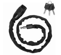 ZUUOZBYY Verrou de sécurité antivol pour vélo avec Porte-clés, câble en Spirale (Noire)