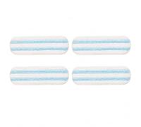 Zuuyye 4X Housse de Rechange Microfibre pour Vileda H2PrO Balai | Nettoyage sans traces, pour tous les sols durs, compatible H2Pro, fixation auto-agrippante sécurisée, lot de 4 rechanges