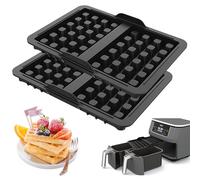 Zuuyye - Accessoire Friteuse sans Huile Moule à Gaufres pour Ninja, 2 Pièces en Silicone pour Gaufres Belges, Compatible avec AF400EU, AF300EU, SL400EU, SL451EU, AF500EU