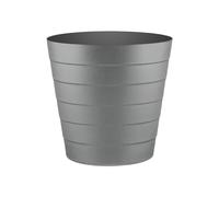 Zuvo Corbeille à Papier 5 Litres en Plastique Léger - Poubelle de Bureau Design et Pratique - Compacte et Durable - Idéale pour Cuisine, Salle de Bain et Bureau - Gris