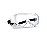 Zuvo Lunettes de sécurité - Lunettes de protection anti-buée transparentes pour le travail, le laboratoire et le bricolage - Protection des yeux résistante aux chocs et à la poussière (Lot de 2)