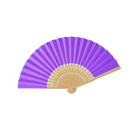 ZUWIJEQ 1x Eventails à Main Portables, éventails Pliants, Violet Ventilateur Pliant éventails Pliants en Chinoise Petit éventail Faveur du Parti Fan De Poche éventails Pliants pour Mariage Décoration