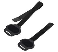 ZUWIJEQ 2 Pcs Switch Sangles de Jambe pour Nintendo Switch Sports/Ring Fit Adventure, Élastique Réglable Bande de Jambe Accessoires de Switch Nintendo OLED/Joy Cons Switch pour Adultes Enfants, Noir