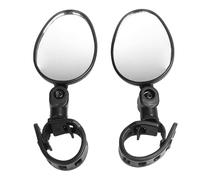 ZUWIJEQ 2pcs Rétroviseur Moto, Rétroviseurs Latéraux de Moto, Rétroviseurs Moto Universels, Rétroviseurs de Moto Retroviseur Moto Embout de Guidon Rétroviseur Latéral Universel pour Scooter Motos Quad