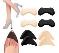 ZUWIJEQ 4 Paires Remplisseurs de Chaussures Inserts Larges Réglables Insert de Doublure de Talon Coussinets Adhésifs Réutilisables pour Renfort de Pied Convient à la Plupart Chaussures