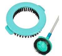 Zuxbolf Têtes de Rechange pour Balai à Récurer, Tête de Brosse Rechange | Compatible avec Leifheit Clean Twist Mop 2.0, Tête de Brosse de Rechange Rotative pour Nettoyage des Sols, Salle de Bain
