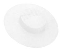 ZUXOCY Base de chapeau bibi tendance de couleur unie pour femme - Bibi français - Chapeau de banquet polyvalent, Incolore, 2-8