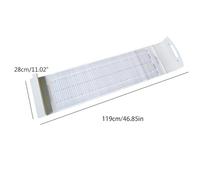 ZUXOCY Règle de croissance pour bébé - Décoration de chambre d'enfant - 125 x 28 cm - Tapis de mesure sans danger pour bébé