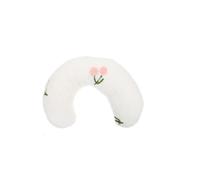 ZUXWUX Oreiller Cervical en Forme de U for Animaux Compagnie, Sommeil Doux | Extrémités à clipser, empêche le roulement de la tête, utilisation en caisse/sol/voyage.