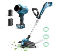 ZUYIYI Kit combiné coupe-fil électrique et souffleur de feuilles pour batterie Makita 18 V (non incluse), désherbeur sans fil de 38,1 cm, 40 000 tr/min, 475 mph pour l'entretien de la pelouse, le