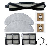 ZUZZEE Kit Accessoires de Remplacement pour Aspirateur Robot pour ILIFE A30 Pro/V10 avec Brosse Principale, 2 Brossettes Latérales, 2 Filtres Primaires, 2 Chiffons de Lavage et 2 Sacs à Poussière