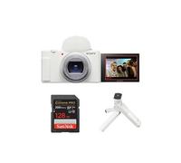 Sony ZV-1 II Blanc + Sony GP-VPT2BT Blanc + SanDisk 128Go Extreme PRO UHS-I SDXC