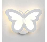 ZVALIEVYE Applique Murale À Led Éclairage Blanc Papillon Applique Murale D'Intérieur Appliques Murales Modernes Câblées 12 W Lampes Murales Pour Salon Chambre Chevet Couloir/4000K