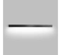 ZVALIEVYE Applique Murale À Led Moderne, Applique Murale Linéaire, Lampe Murale En Métal Noir, Appliques Murales Minimalistes Longues Et Câblées, Éclairage Mural D'Intérieur Pour Salon, Chambre À Couc