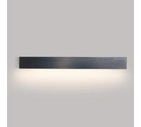 ZVALIEVYE Applique Murale À Led Noire, Luminaire Mural À Bande Linéaire, Luminaire Mural Long, Appliques Murales Minimalistes, Éclairage Mural D'Intérieur Pour Salon, Chambre À Coucher, Couloir/4000K/