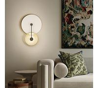 ZVALIEVYE Applique Murale Carrée Créative 9 W, Applique Murale Ronde Minimaliste Moderne 10 W, Applique Murale de Luxe, Luminaire Décoratif Pour Chambre À Coucher, Chevet, Escalier, Allée, Intensité V