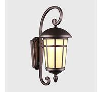 ZVALIEVYE Applique Murale D'Extérieur Pour Lanterne, Applique Murale Traditionnelle Pour Extérieur, Luminaire Étanche Pour Porche, Montage Mural, Pour Porte-Fenêtre, Terrasse, Jardin