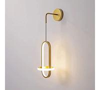 ZVALIEVYE Applique Murale Led de Luxe Nordique, 3 Modes de Couleur, Lampe de Chevet Pour Chambre À Coucher, Luminaire D'Intérieur Pour Salon, Couloir, Balcon, Allée, Chambre À Coucher, Lampe de Chevet