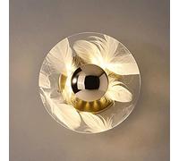 ZVALIEVYE Applique Murale Postmoderne En Acrylique de Luxe, Lumière Tricolore, Réglable, Pour Chambre À Coucher, Chevet, Éclairage D'Intérieur, Pour Couloir, Balcon