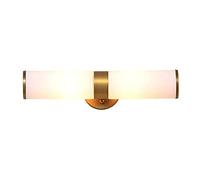 ZVALIEVYE Applique Murale Postmoderne Minimaliste Nordique de Luxe À Double Tête En Cuivre, Lampe Murale Innovante Pour Chambre À Coucher, Bureau, Couloir, Miroir, Lampe Frontale, Lampe de Villa, Lamp