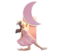 ZVALIEVYE Applique Murale Pour Chambre D'Enfant, Lampe Murale À Led de Dessin Animé, 8 W, 3 Modes de Couleur, Éclairage Mural, Appliques Modernes Câblées Pour Chambre D'Enfant, Chevet, Crèche, Garçons