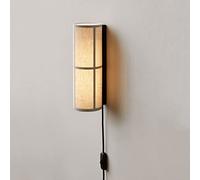 ZVALIEVYE Applique Murale Rétro Wabi-Sabi À 2 Lumières Pour Salon, Tissu Japonais, Applique Murale E27, Éclairage Mural Pour Restaurant, Magasin de Vêtements, Auberge, Chambre À Coucher, 30 Cm, Décora