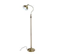 ZVALIEVYE Standing Tall Lamps American Retro Floor Lamp Living Room Bedroom Bedside Lamp American Iron Art Decoration Creative Reading Lamp Standing Lamp Reading Light/Power Switch Button/150 * 25Cm