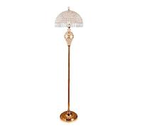 ZVALIEVYE Standing Tall Lamps Crystal Floor Lamp Metal Floor Lamp Creative Floor Lamps For Bedroom Living Room Reading Light/A/35 * 150Cm