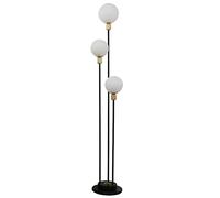 ZVALIEVYE Standing Tall Lamps Metal Floor Lamp With 3 Ball Lampshade Creative Standing Lamp For Living Rooms Study Room And Office Floor Light Reading Light