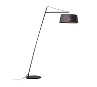 ZVALIEVYE Standing Tall Lamps Nordic Floor Lamp Creative Floor Lamp Fabric Shade Big House Lighting Black Metal Black Home Deco Stand Light Reading Light