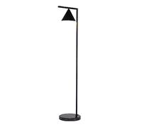 ZVALIEVYE Standing Tall Lamps Nordic Iron Floor Lamp Adjustable Metal Lampshade Marble Base Floor Light Study Floor Lamps For Bedroom Living Room Reading Light/Siyah/30 * 156Cm