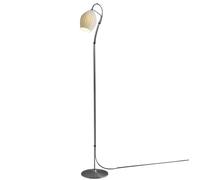 ZVALIEVYE Standing Tall Lamps Unique Floor Lamp Iron Art Floor Light With Ceramic Lampshade Standing Lamp Reading Light High Pole Lamp Reading Light