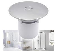 ZVD Bonde de Douche, 95mm / 115mm Couvercle de Vidange de Douche, Tube de Vidange, Capot Bonde Douche, Couvercle de Vidange de Douche Rond Couvercle, Universelle Siphon Douche, Débit Rapide (1PC)