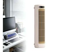 ZVD Mini Climatiseur Portable Rechargeable - Rafraîchisseur d’Air Silencieux à 3 Vitesses, Ventilateur de Bureau USB pour Chambre, Maison et Bureau (1 Pc, Blanc)