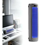 ZVD Mini Climatiseur Portable Rechargeable - Rafraîchisseur d’Air Silencieux à 3 Vitesses, Ventilateur de Bureau USB pour Chambre, Maison et Bureau (1 Pc, Gris)