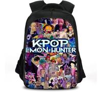 ZVD Ola Coreana Mochila Mochila De Gran Capacidad Con Estampado De Películas De Anime, Impermeable Y Portátil, Ideal Para Niños, Niñas Y Fanáticos Del Ola Coreana (D)