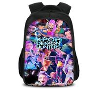 ZVD Ola Coreana Mochila Mochila De Gran Capacidad Con Estampado De Películas De Anime, Impermeable Y Portátil, Ideal Para Niños, Niñas Y Fanáticos Del Ola Coreana (J)